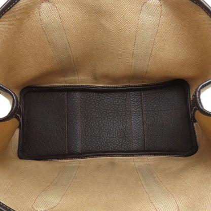 HERMES エルメス ガーデンパーティTPM マロン シルバー金具 トートバッグ トワルアッシュ レディース 中古