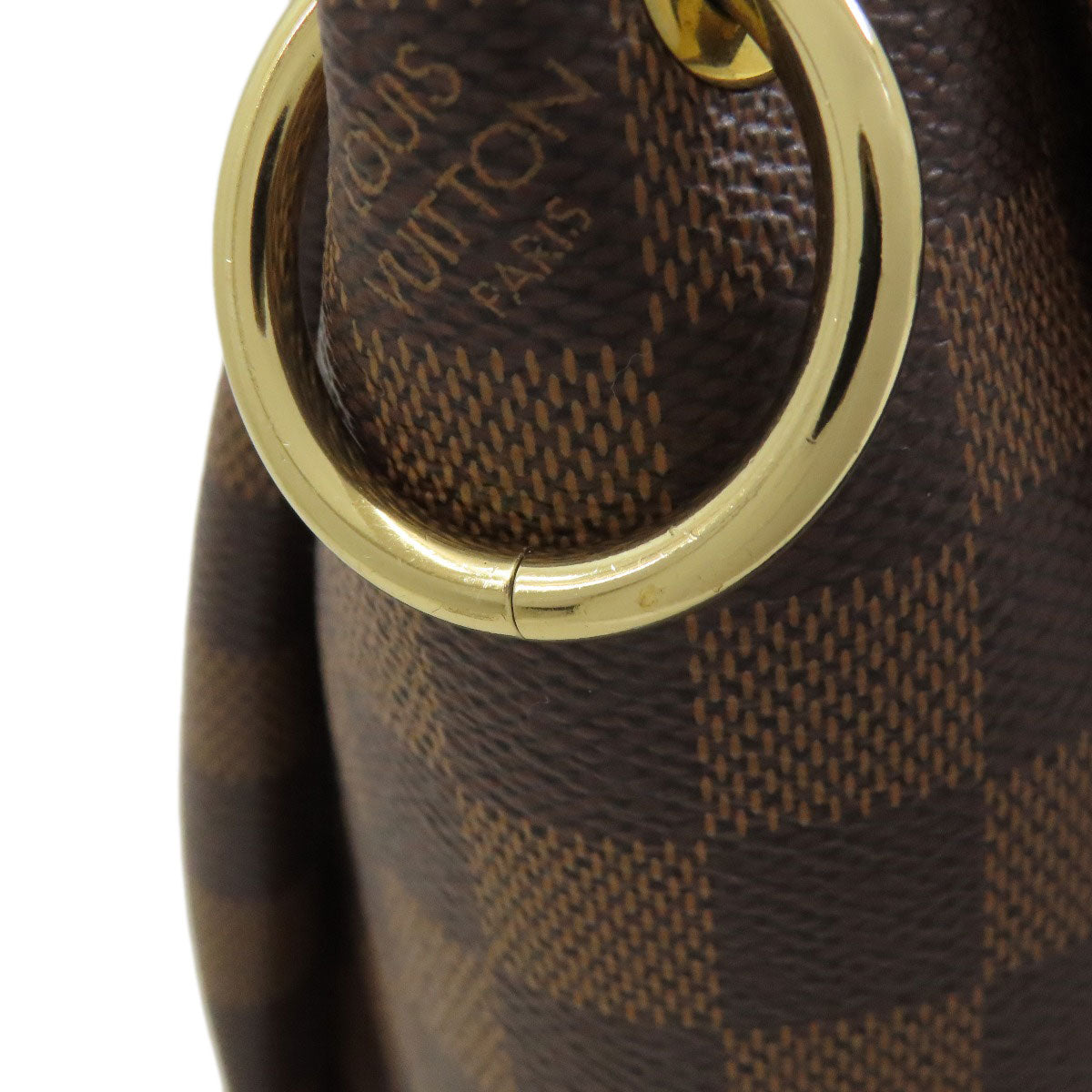 LOUIS VUITTON ルイヴィトン N45283 オデオンMM ハンドバッグ ダミエキャンバス レディース 中古