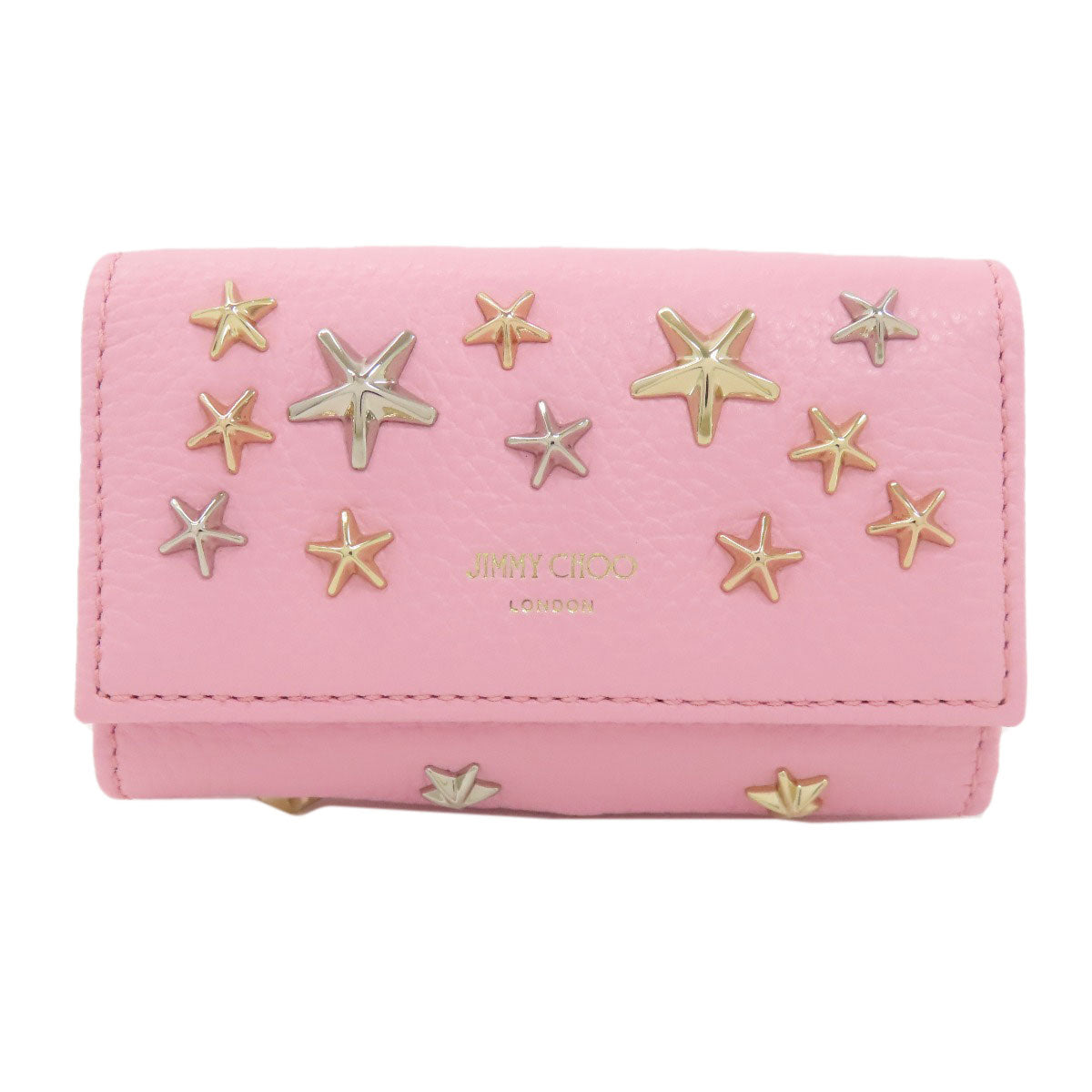 Jimmy Choo ジミーチュウ スターモチーフ キーケース レザー レディース 中古