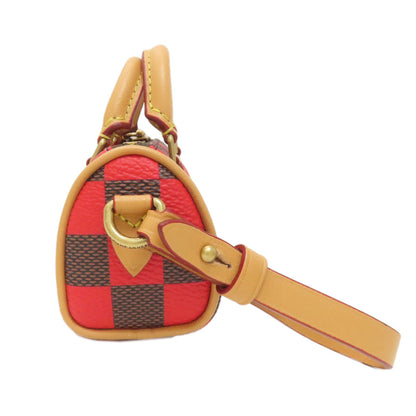LOUIS VUITTON ルイヴィトン M01692 ポーチ・ダミエ・ポップ・ミニ・スピーディ アクセサリーポーチ ダミエキャンバス レディース 中古