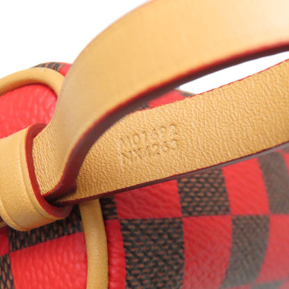 LOUIS VUITTON ルイヴィトン M01692 ポーチ・ダミエ・ポップ・ミニ・スピーディ アクセサリーポーチ ダミエキャンバス レディース 中古