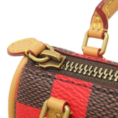 LOUIS VUITTON ルイヴィトン M01692 ポーチ・ダミエ・ポップ・ミニ・スピーディ アクセサリーポーチ ダミエキャンバス レディース 中古