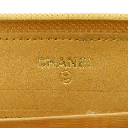 CHANEL シャネル ココマーク ゴール金具 長財布（小銭入れあり） グレインド カーフスキン レディース 中古