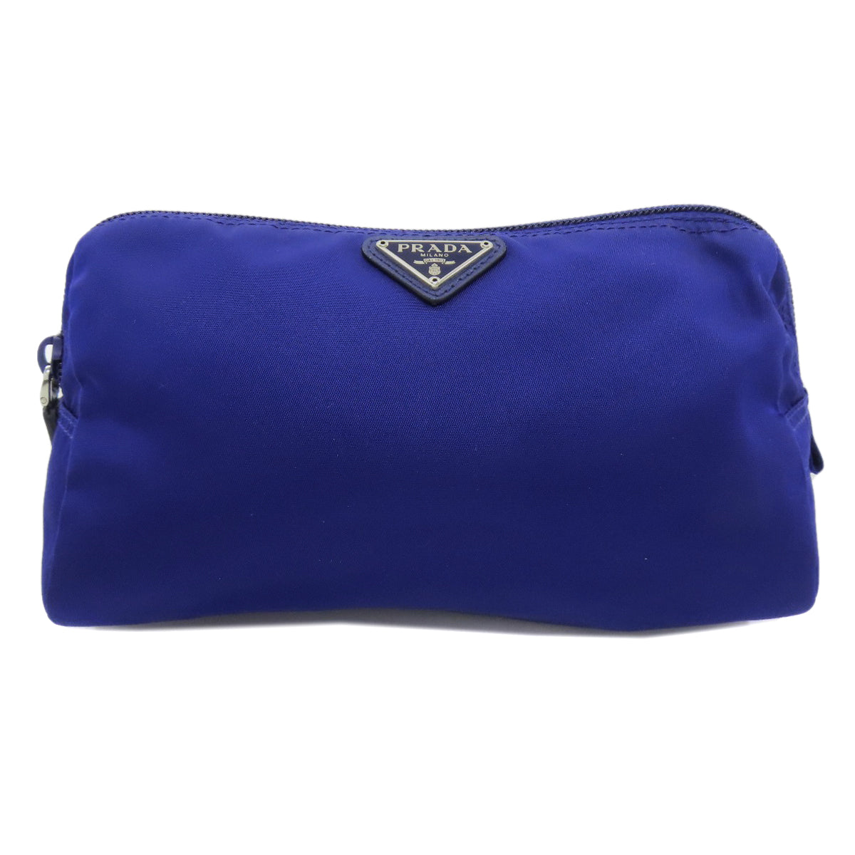 PRADA プラダ ロゴ金具 化粧ポーチ ナイロン レディース 中古