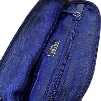 PRADA プラダ ロゴ金具 化粧ポーチ ナイロン レディース 中古