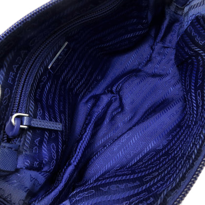 PRADA プラダ ロゴ金具 化粧ポーチ ナイロン レディース 中古