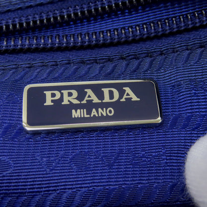 PRADA プラダ ロゴ金具 化粧ポーチ ナイロン レディース 中古