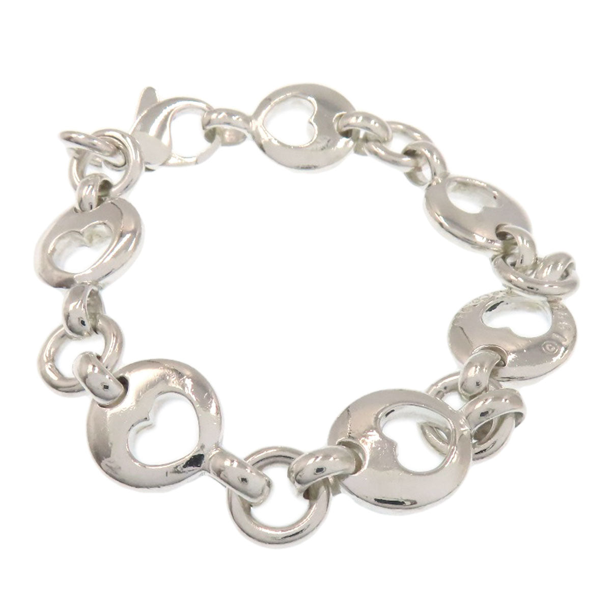 TIFFANY&Co. ティファニー ピアスドハート ブレスレット SV レディース 中古