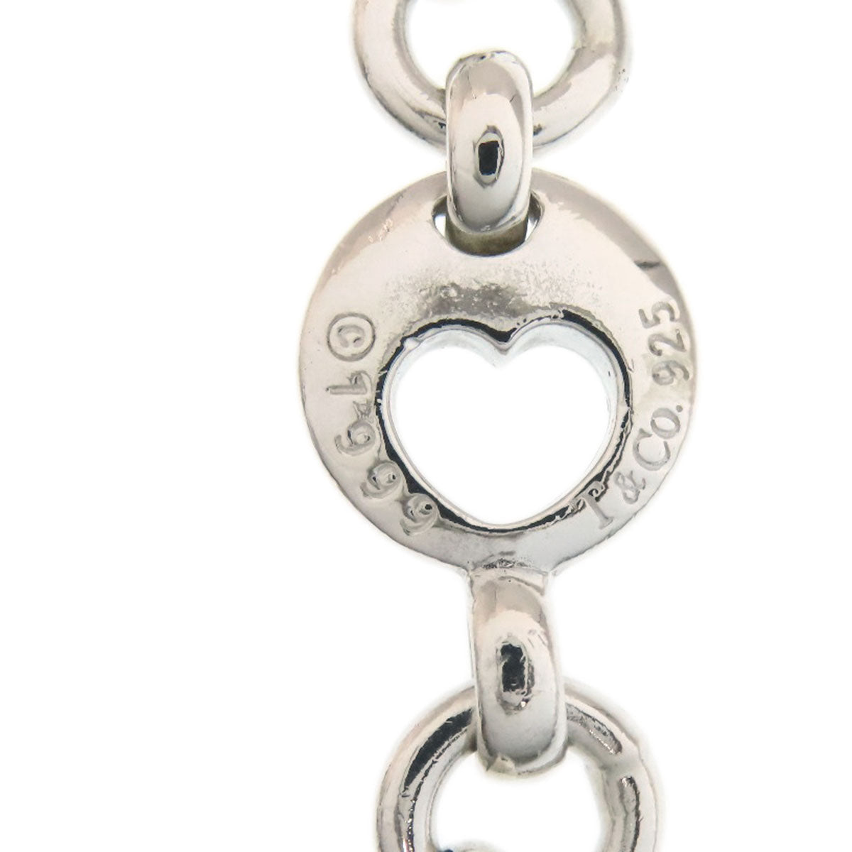 TIFFANY&Co. ティファニー ピアスドハート ブレスレット SV レディース 中古