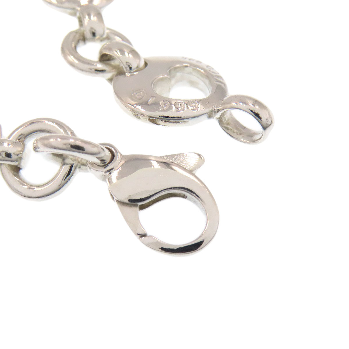 TIFFANY&Co. ティファニー ピアスドハート ブレスレット SV レディース 中古
