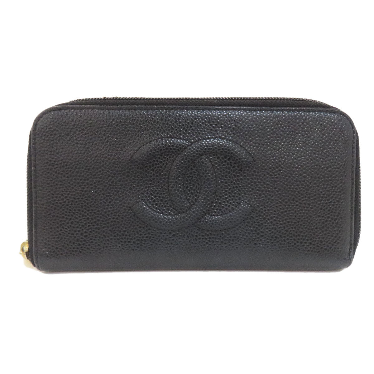 CHANEL シャネル ココマーク 長財布（小銭入れあり） グレインド カーフスキン レディース 中古