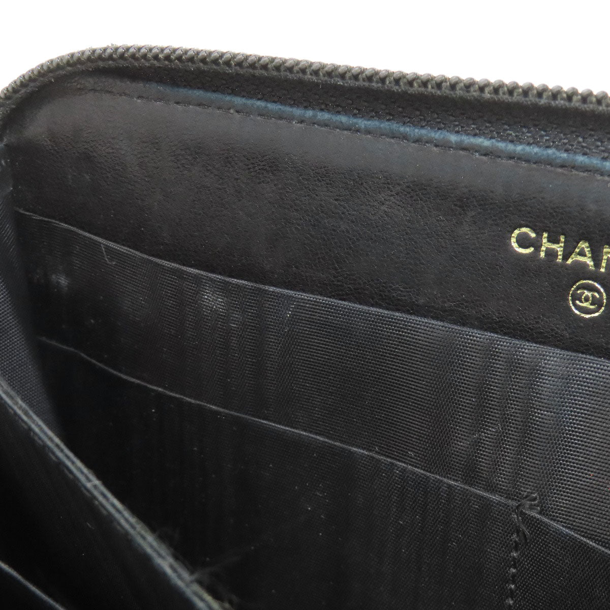 CHANEL シャネル ココマーク 長財布（小銭入れあり） グレインド カーフスキン レディース 中古