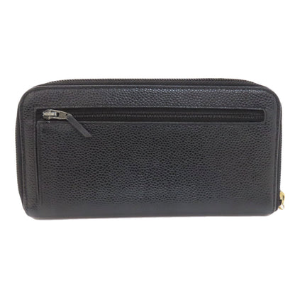 CHANEL シャネル ココマーク 長財布（小銭入れあり） グレインド カーフスキン レディース 中古