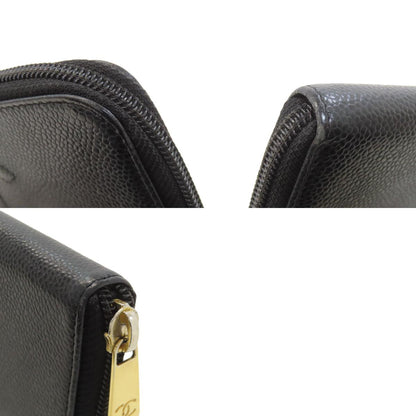 CHANEL シャネル ココマーク 長財布（小銭入れあり） グレインド カーフスキン レディース 中古