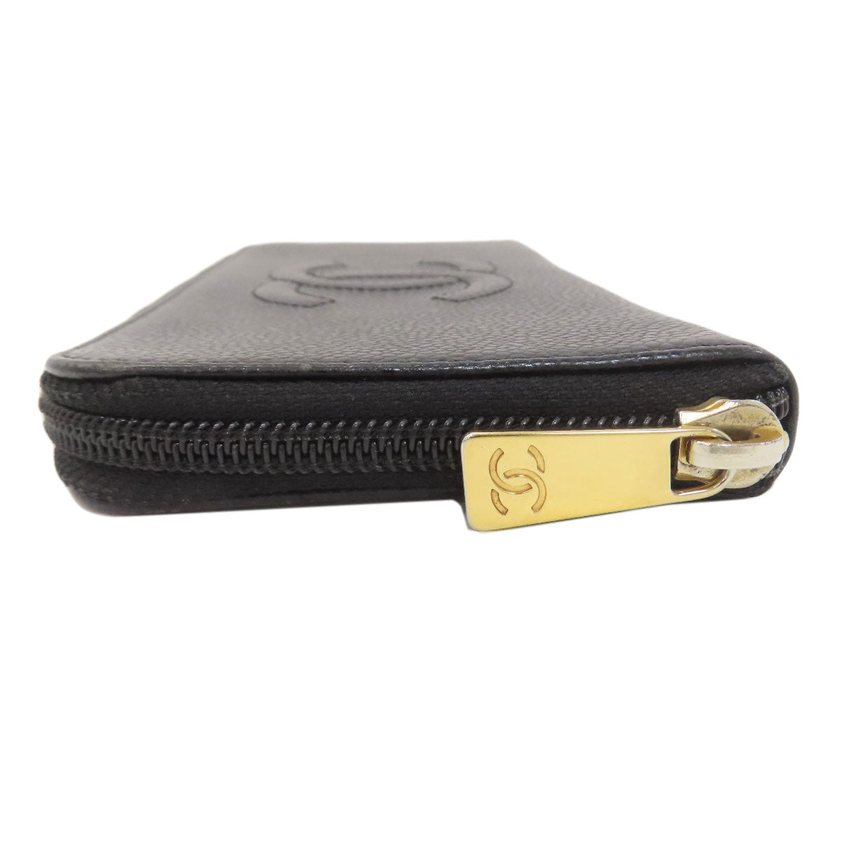 CHANEL シャネル ココマーク 長財布（小銭入れあり） グレインド カーフスキン レディース 中古