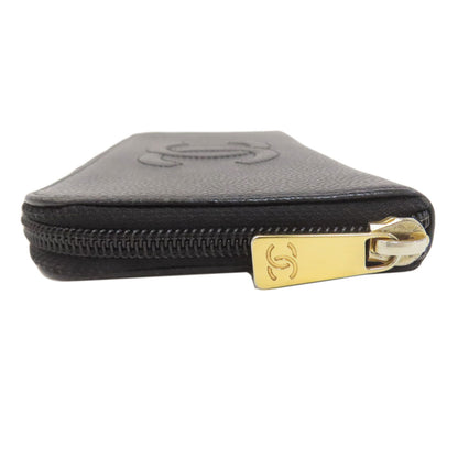 CHANEL シャネル ココマーク 長財布（小銭入れあり） グレインド カーフスキン レディース 中古