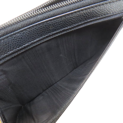 CHANEL シャネル ココマーク 長財布（小銭入れあり） グレインド カーフスキン レディース 中古