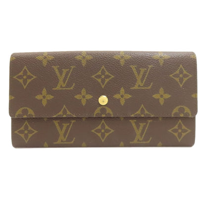 LOUIS VUITTON ルイヴィトン M61723 ポシェット ポルトモネ クレディ 長財布（小銭入れあり） モノグラムキャンバス レディース 中古