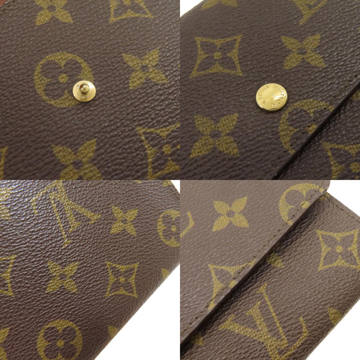 LOUIS VUITTON ルイヴィトン M61723 ポシェット ポルトモネ クレディ 長財布（小銭入れあり） モノグラムキャンバス レディース 中古
