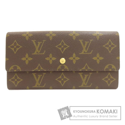 LOUIS VUITTON ルイヴィトン M61723 ポシェット ポルトモネ クレディ 長財布（小銭入れあり） モノグラムキャンバス レディース 中古