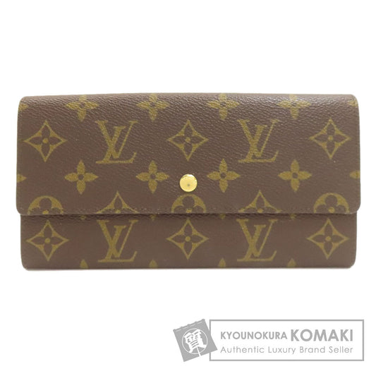 LOUIS VUITTON ルイヴィトン M61723 ポシェット ポルトモネ クレディ 長財布（小銭入れあり） モノグラムキャンバス レディース 中古