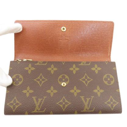 LOUIS VUITTON ルイヴィトン M61723 ポシェット ポルトモネ クレディ 長財布（小銭入れあり） モノグラムキャンバス レディース 中古