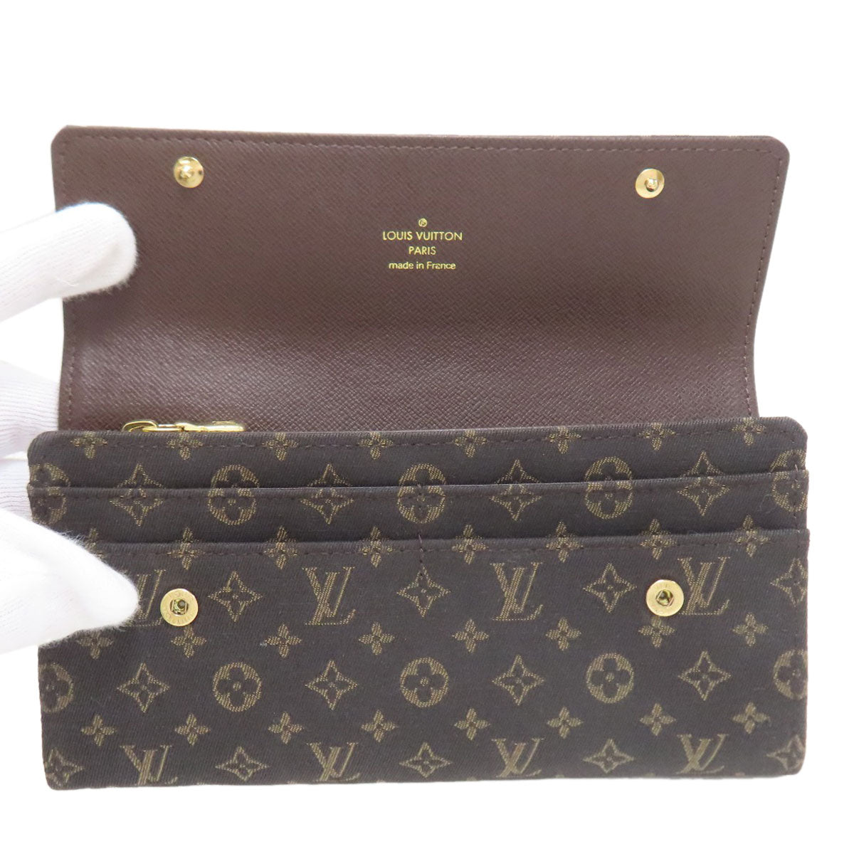 LOUIS VUITTON ルイヴィトン M95234 ポルトフォイユ・サラ 長財布（小銭入れあり） モノグラムミニラン レディース 中古