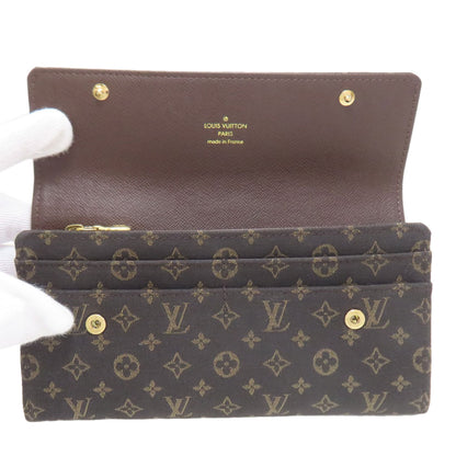 LOUIS VUITTON ルイヴィトン M95234 ポルトフォイユ・サラ 長財布（小銭入れあり） モノグラムミニラン レディース 中古