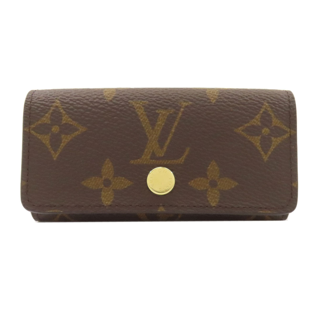 LOUIS VUITTON ルイヴィトン M62631 ミュルティクレ4 キーケース モノグラムキャンバス レディース 中古
