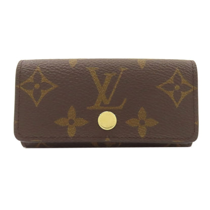 LOUIS VUITTON ルイヴィトン M62631 ミュルティクレ4 キーケース モノグラムキャンバス レディース 中古