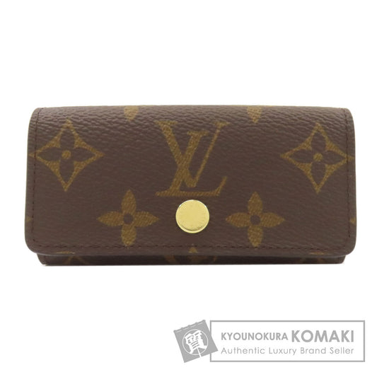 LOUIS VUITTON ルイヴィトン M62631 ミュルティクレ4 キーケース モノグラムキャンバス レディース 中古