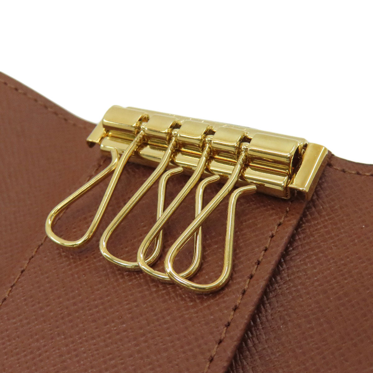 LOUIS VUITTON ルイヴィトン M62631 ミュルティクレ4 キーケース モノグラムキャンバス レディース 中古