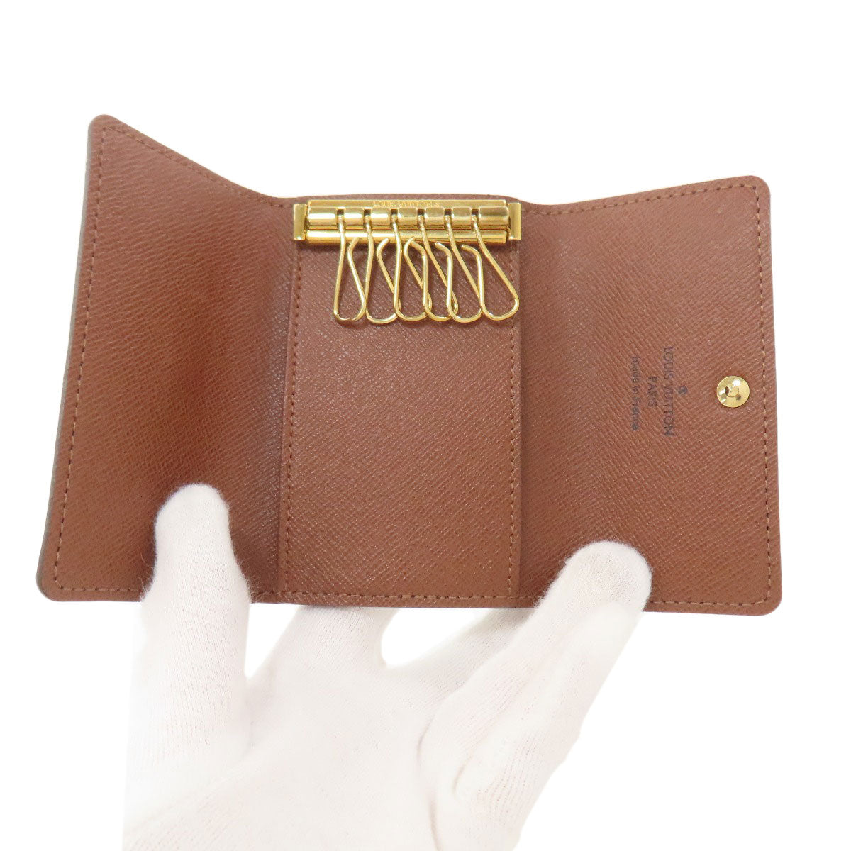 LOUIS VUITTON ルイヴィトン M62630 ミュルティクレ6 キーケース モノグラムキャンバス レディース 中古