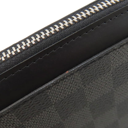 LOUIS VUITTON ルイヴィトン N61254 ジッピーXL セカンドバッグ ダミエアンフィニ メンズ 中古