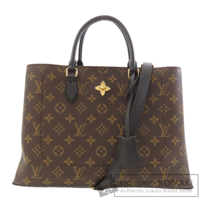 LOUIS VUITTON ルイヴィトン M43550 フラワートート ハンドバッグ モノグラムキャンバス レディース 中古