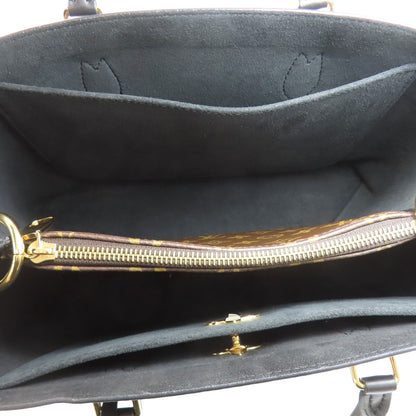 LOUIS VUITTON ルイヴィトン M43550 フラワートート ハンドバッグ モノグラムキャンバス レディース 中古