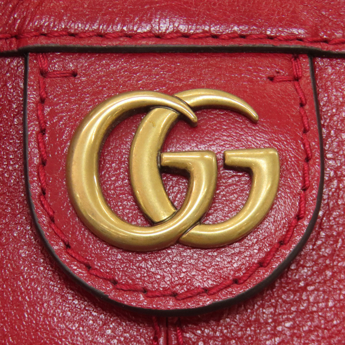 GUCCI グッチ 550189 GGマーモント ダブルG ショルダーバッグ カーフ レディース 中古