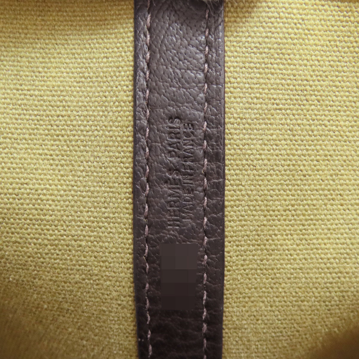 HERMES エルメス ガーデンパーティPM シルバー金具 トートバッグ トワルオフィシェ レディース 中古