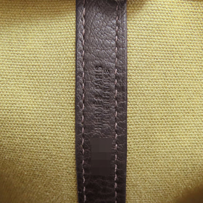 HERMES エルメス ガーデンパーティPM シルバー金具 トートバッグ トワルオフィシェ レディース 中古