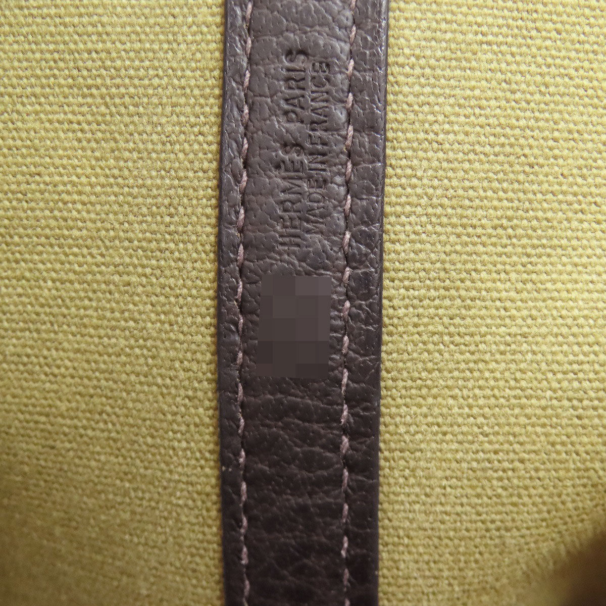 HERMES エルメス ガーデンパーティPM シルバー金具 トートバッグ トワルオフィシェ レディース 中古
