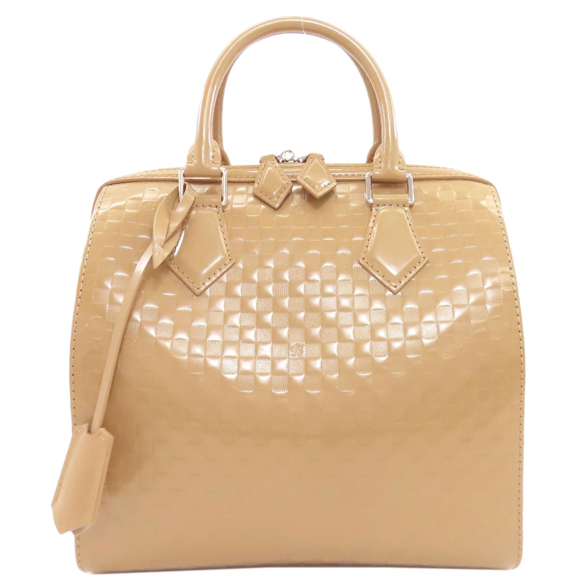 LOUIS VUITTON ルイヴィトン スピーディ・キューブ ダミエ・ファセット ハンドバッグ カーフ レディース 中古