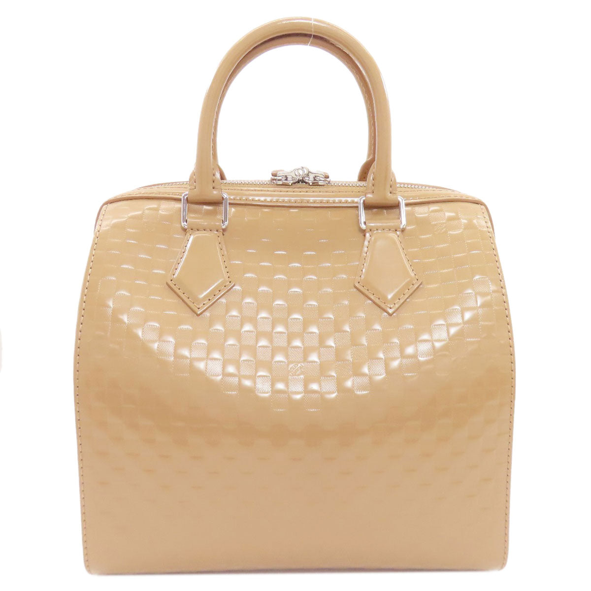 LOUIS VUITTON ルイヴィトン スピーディ・キューブ ダミエ・ファセット ハンドバッグ カーフ レディース 中古