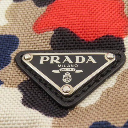 PRADA プラダ カモフラージュ柄 ショルダーバッグ キャンバス レディース 中古