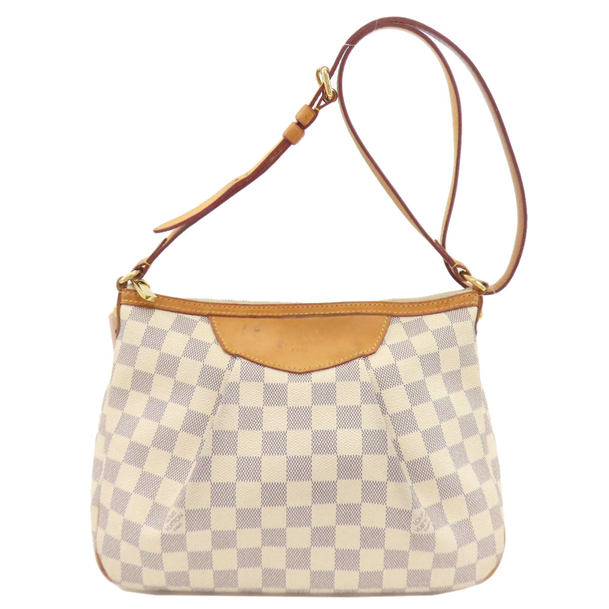 LOUIS VUITTON ルイヴィトン N41113 シラクーサPM ショルダーバッグ ダミエキャンバス レディース 中古