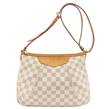 LOUIS VUITTON ルイヴィトン N41113 シラクーサPM ショルダーバッグ ダミエキャンバス レディース 中古