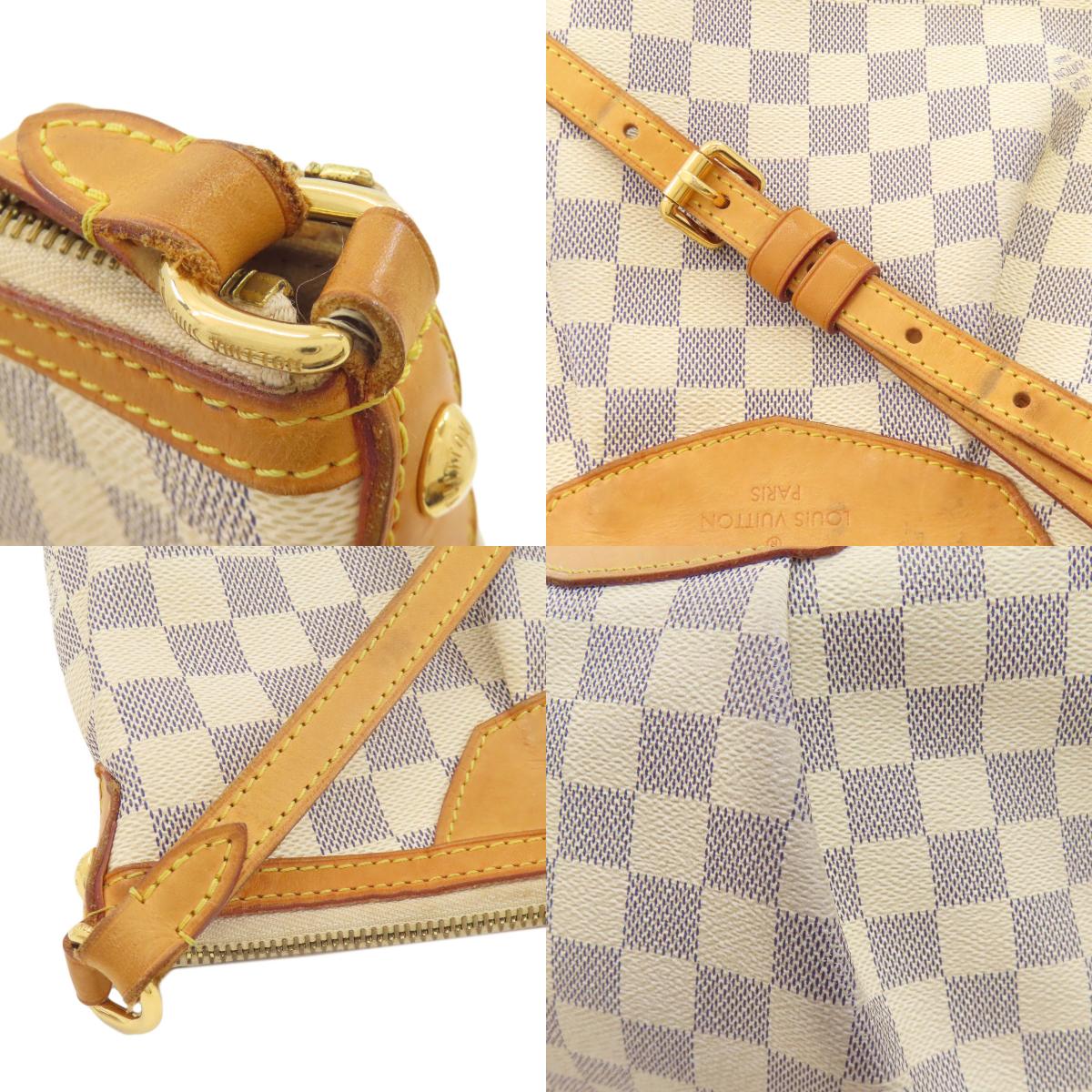 LOUIS VUITTON ルイヴィトン N41113 シラクーサPM ショルダーバッグ ダミエキャンバス レディース 中古