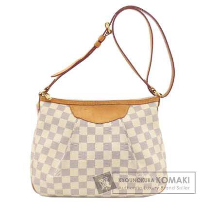 LOUIS VUITTON ルイヴィトン N41113 シラクーサPM ショルダーバッグ ダミエキャンバス レディース 中古