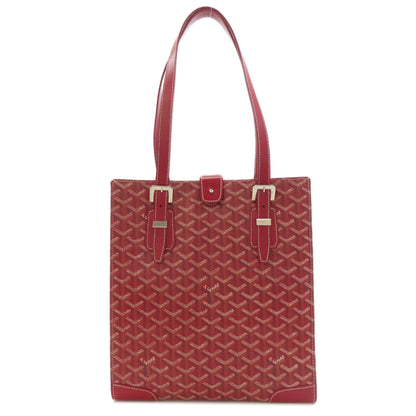 GOYARD ゴヤール ヘリンボーン柄 トートバッグ コーティングキャンバス レディース 中古