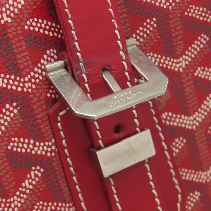 GOYARD ゴヤール ヘリンボーン柄 トートバッグ コーティングキャンバス レディース 中古