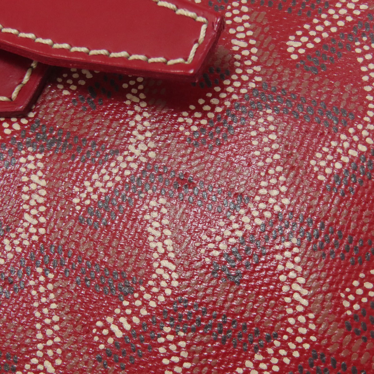 GOYARD ゴヤール ヘリンボーン柄 トートバッグ コーティングキャンバス レディース 中古